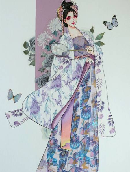 用手帐胶带画古风人物,快来看这是谁家的小仙女呀-度小视