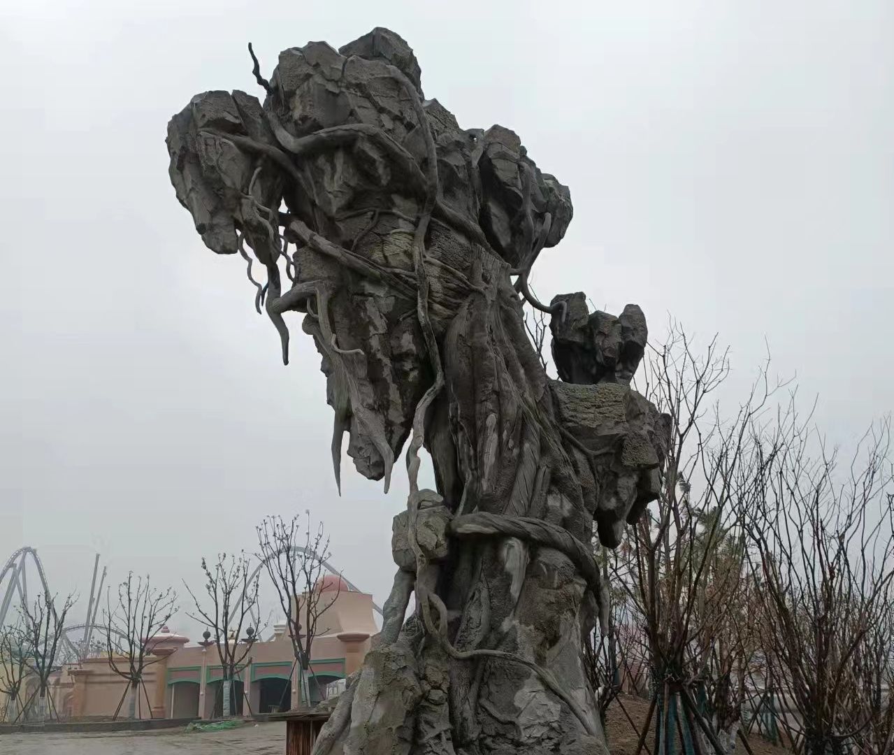 绥化假山-水泥假山-塑石假山制作