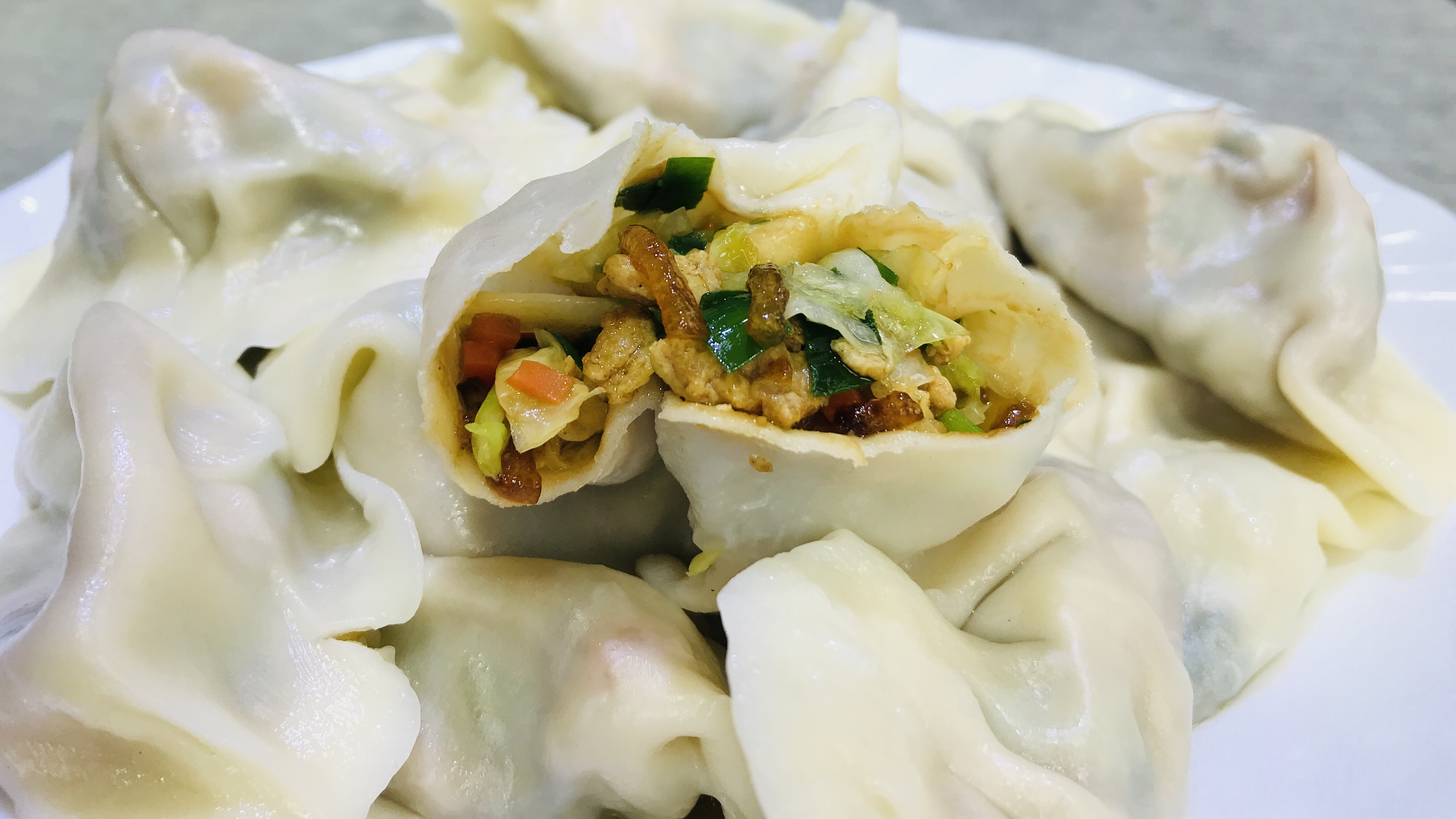白菜粉条饺子,切记粉条别煮也别泡,教你调馅方法,一口一个真香