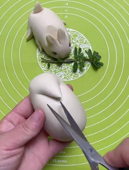 面食分享 小兔子馒头这样做好看又好吃 花样面食制作-度小视
