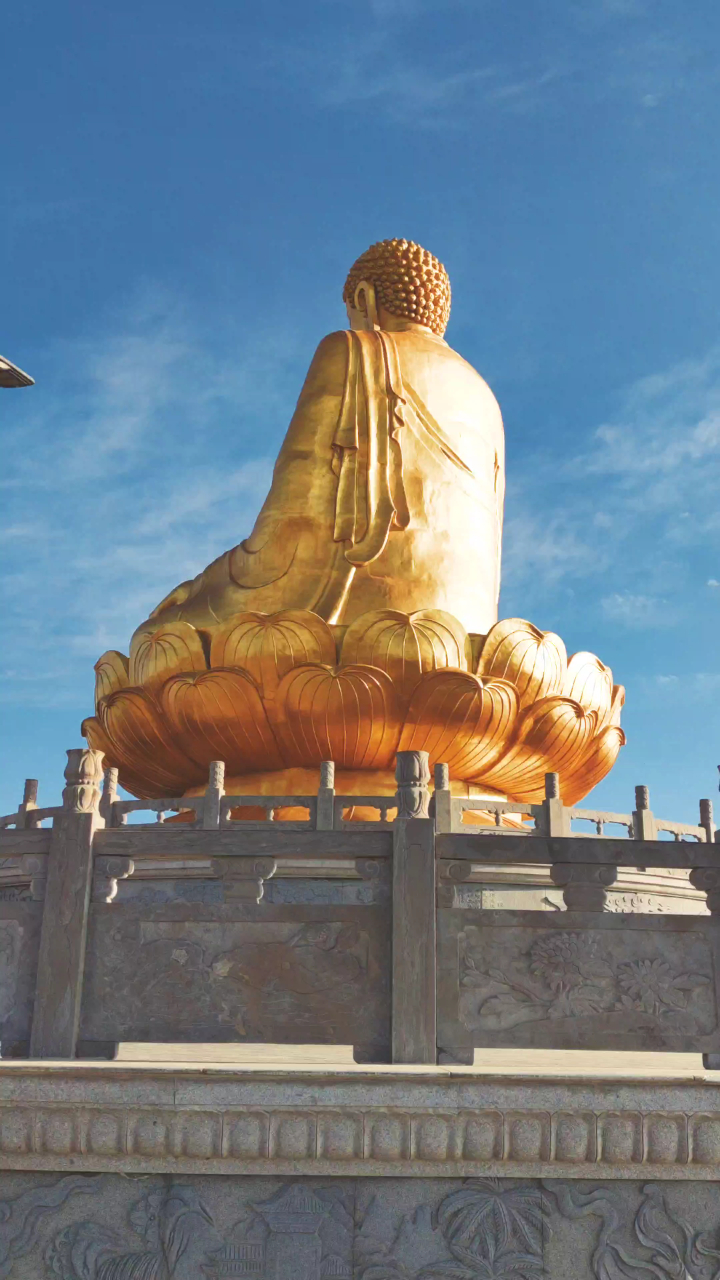 阳光金身,宝鸡凤翔灵山大佛-度小视