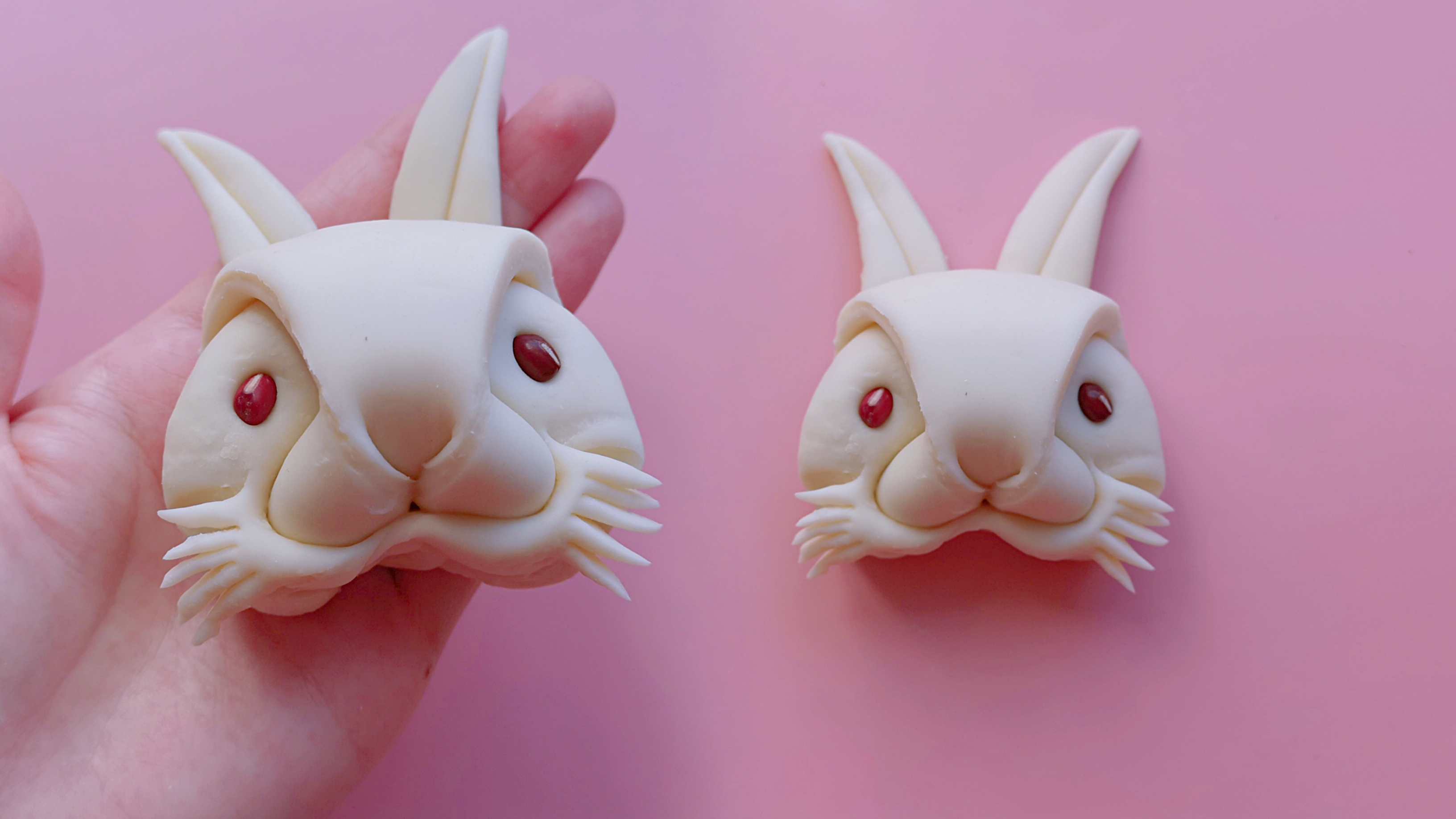 馒头做的这样可爱,一把剪刀咔咔几下就完成