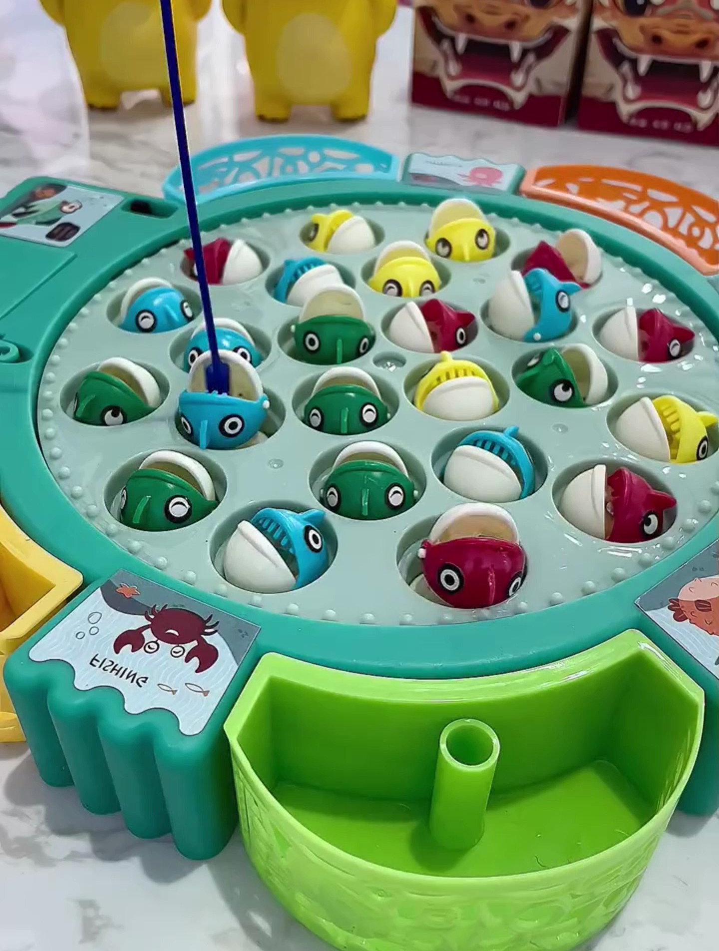 电动磁性儿童钓鱼玩具