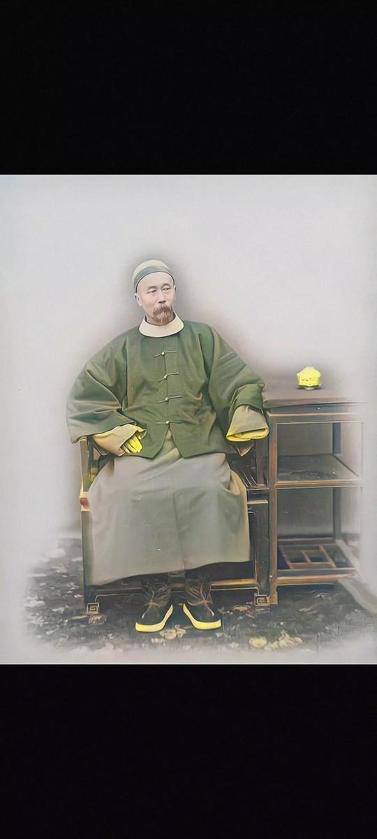 50岁左右李鸿章罕见坐像