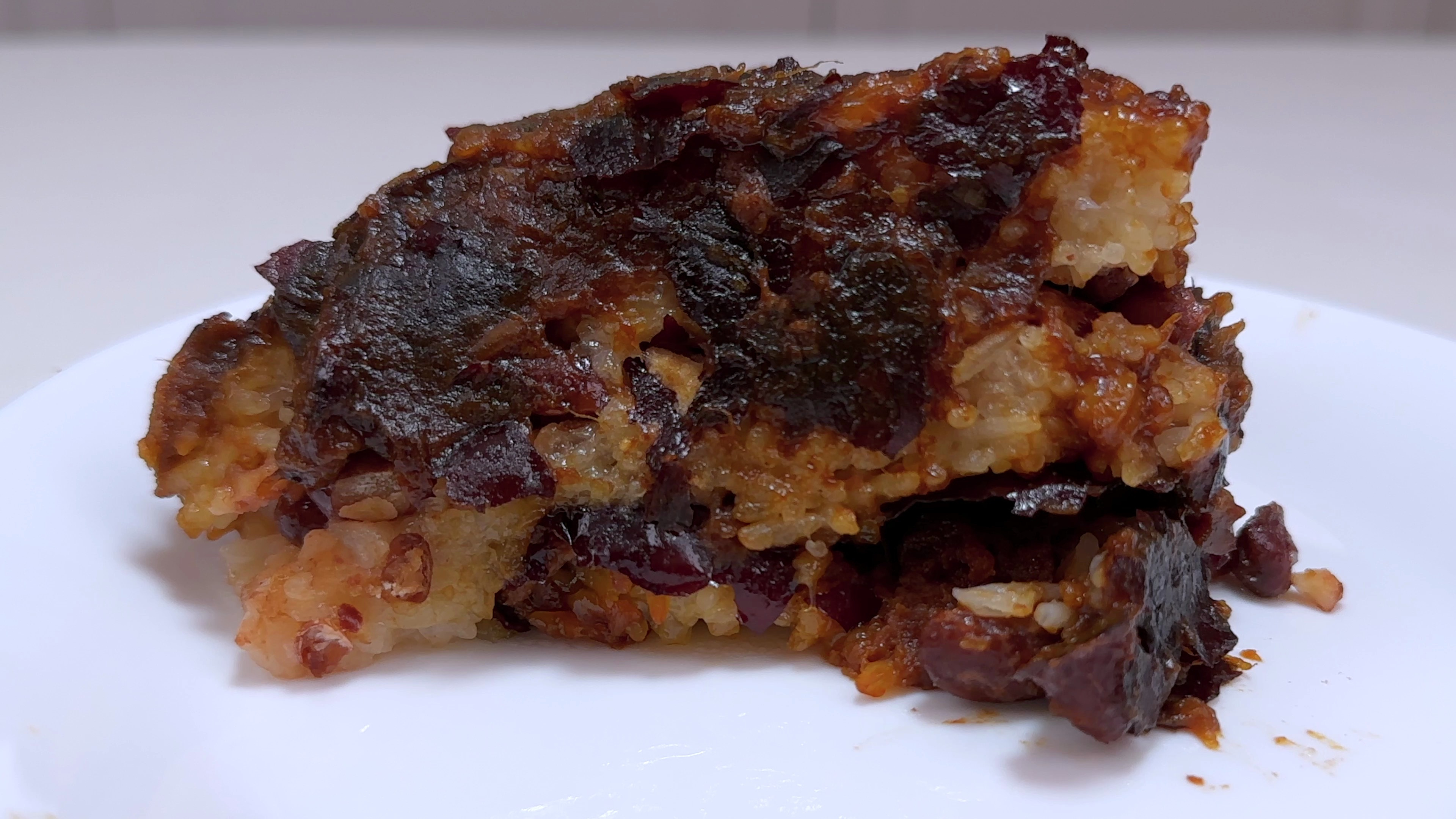 西安名小吃甑糕,香糯绵密口感一级棒,铺在碗里蒸一下就行超简单