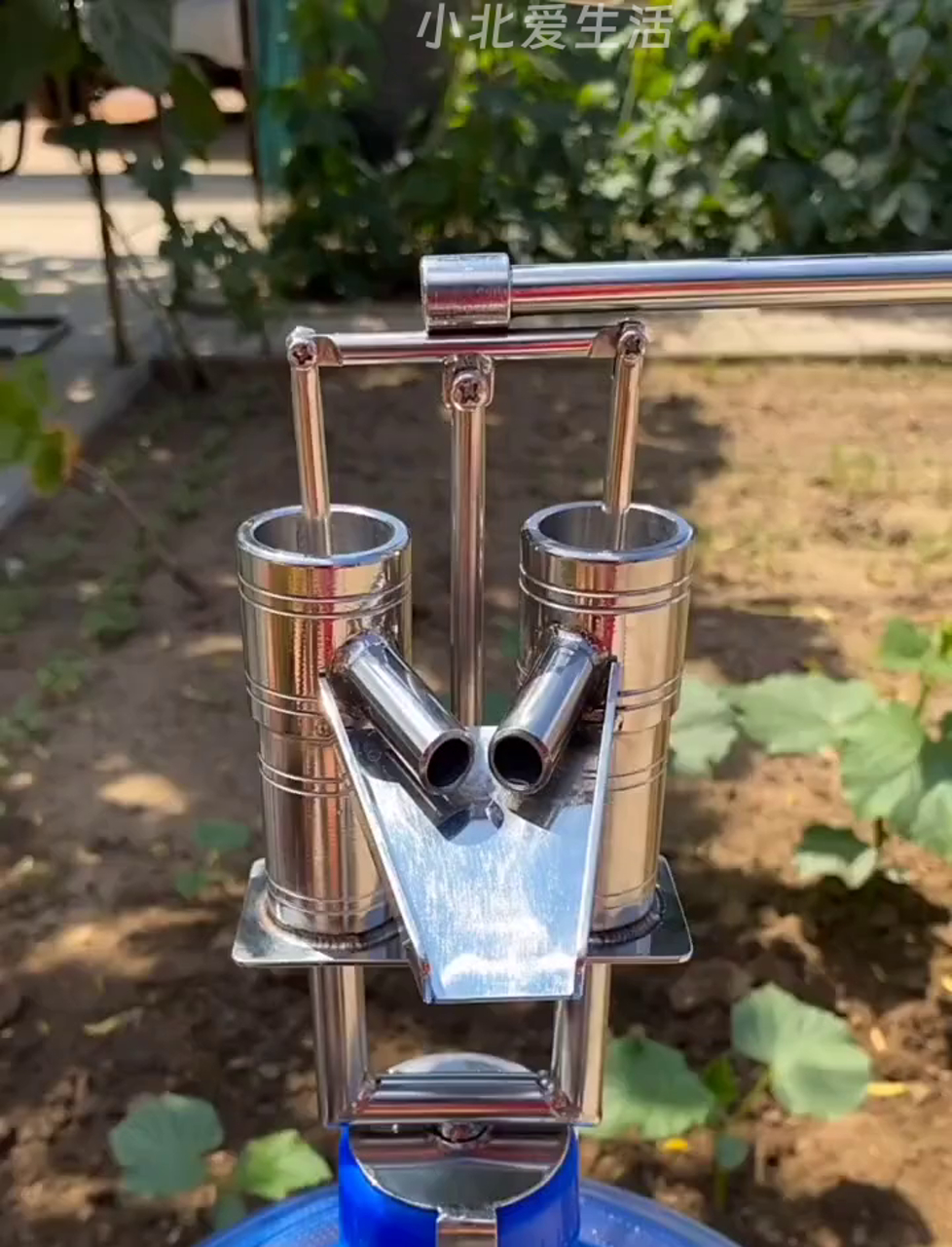 自制迷你款压水井.带你回忆童年