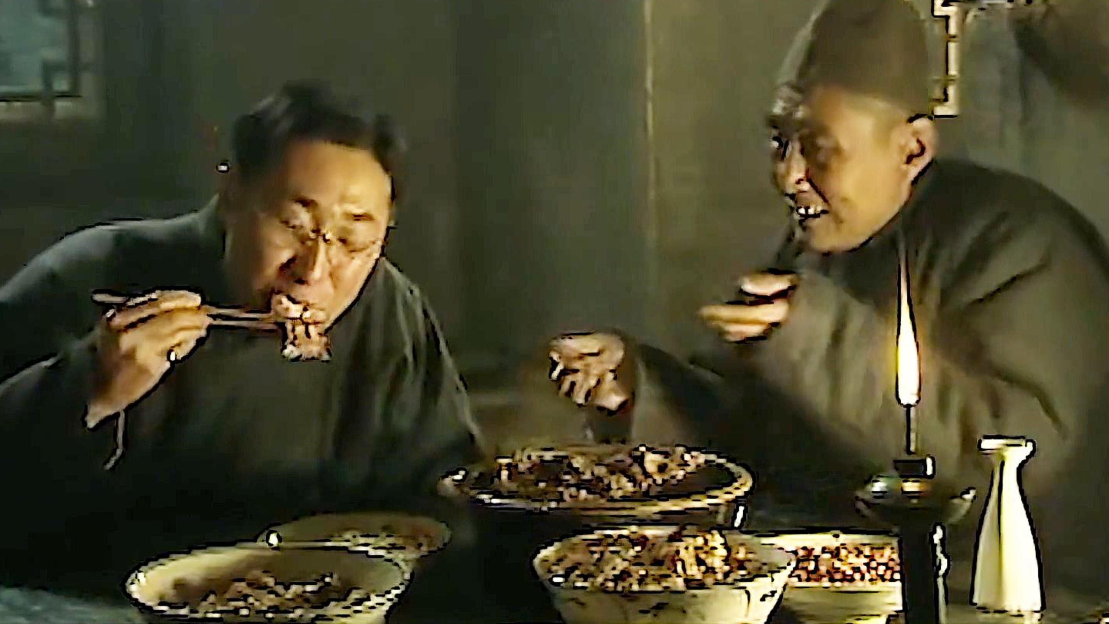 盘点:狗肉真香吃戏,砂锅炖狗肉,林永健吃得贼香,洋狗味就是香