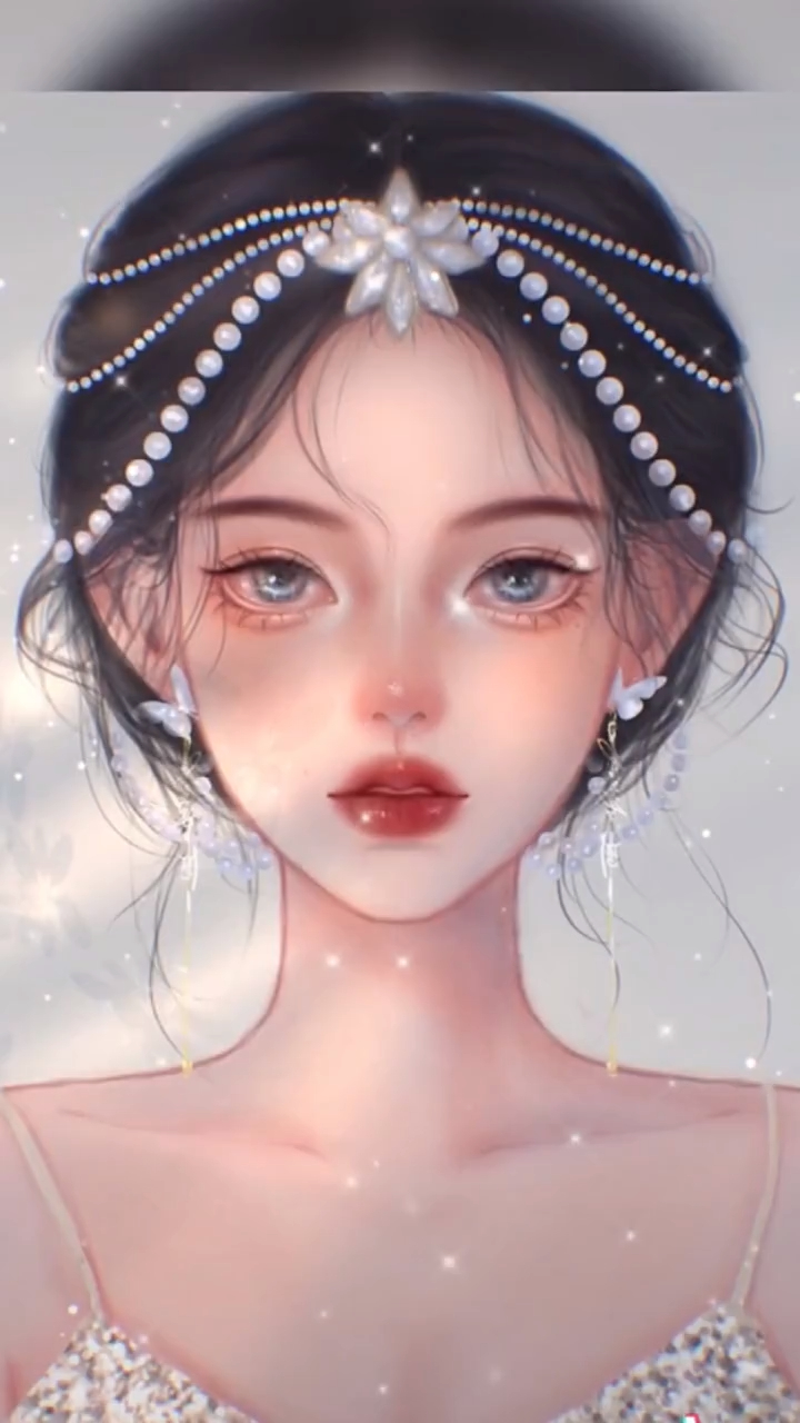 珍珠抹额公主仿妆 珍珠公主画中人仿妆