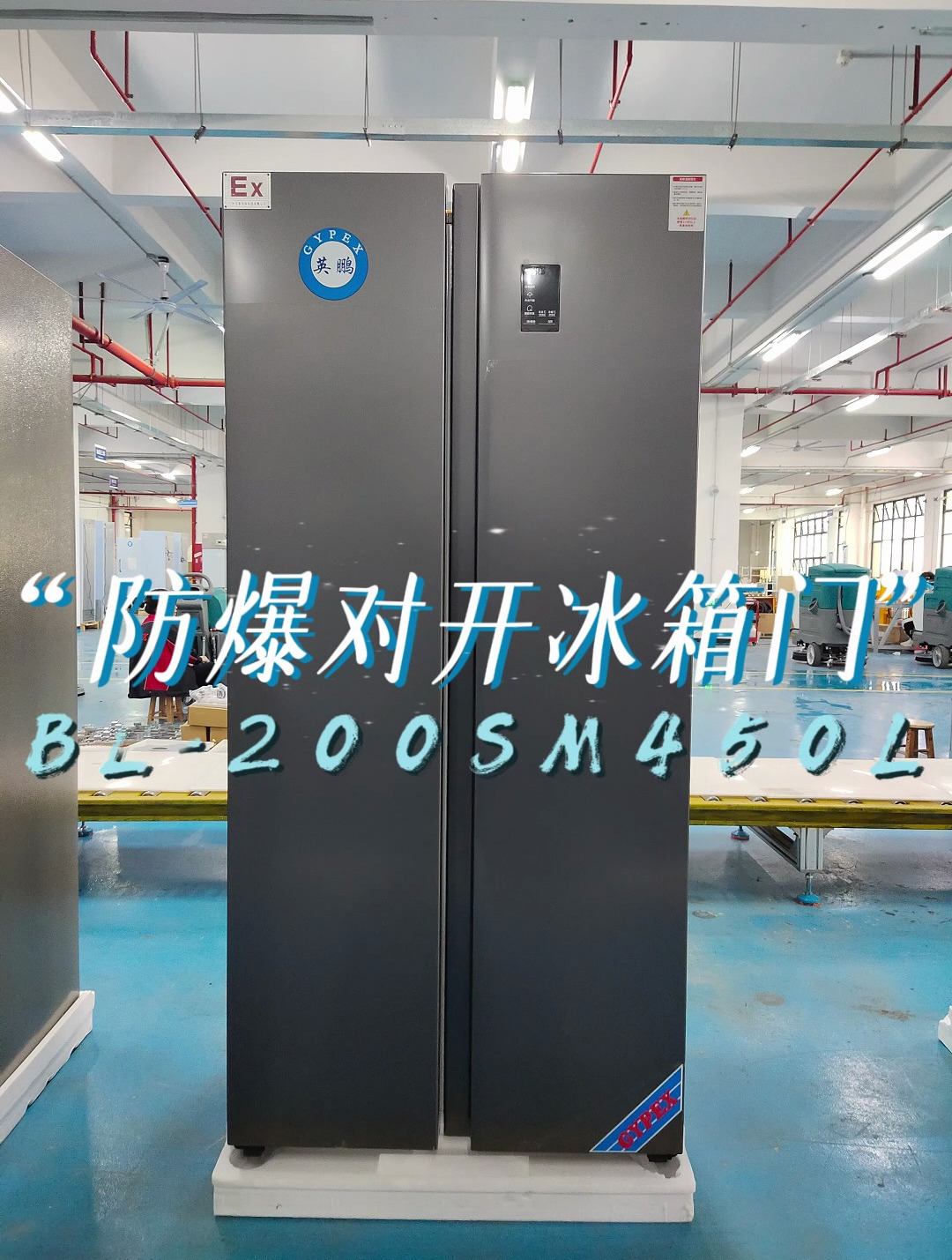 英鹏防爆对开门冰箱