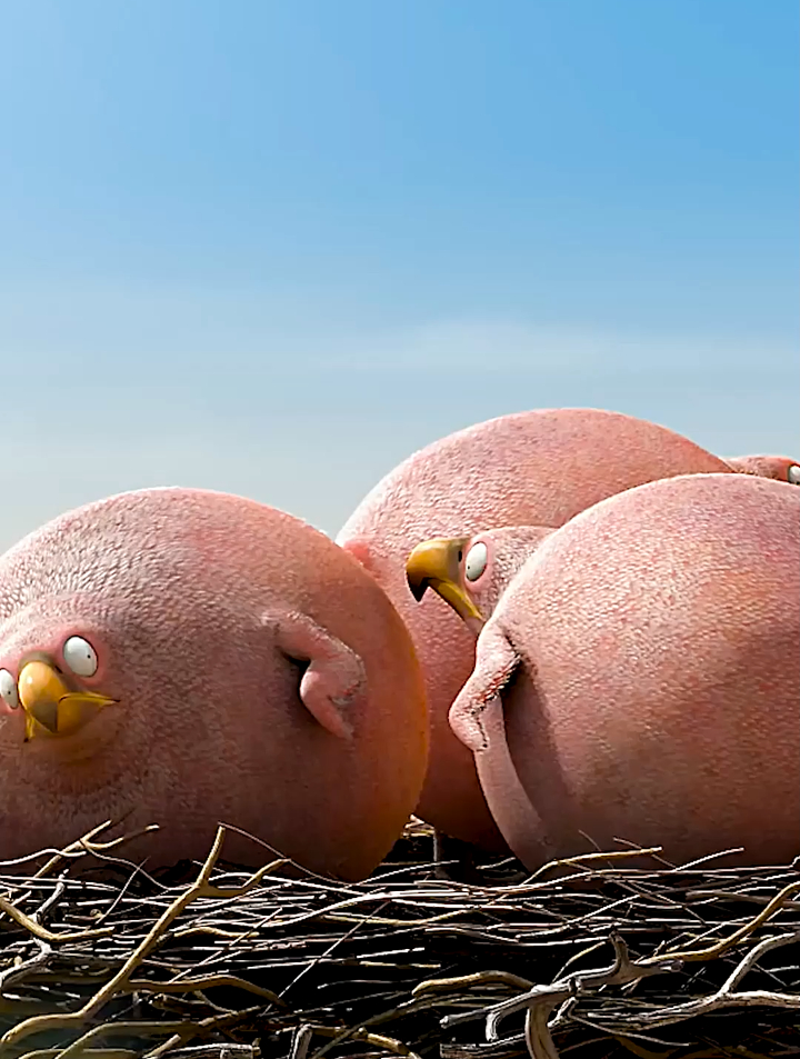 当动物变成胖子-第3集 搞笑 动物 动物成精 高清60帧 动态壁纸-度小视