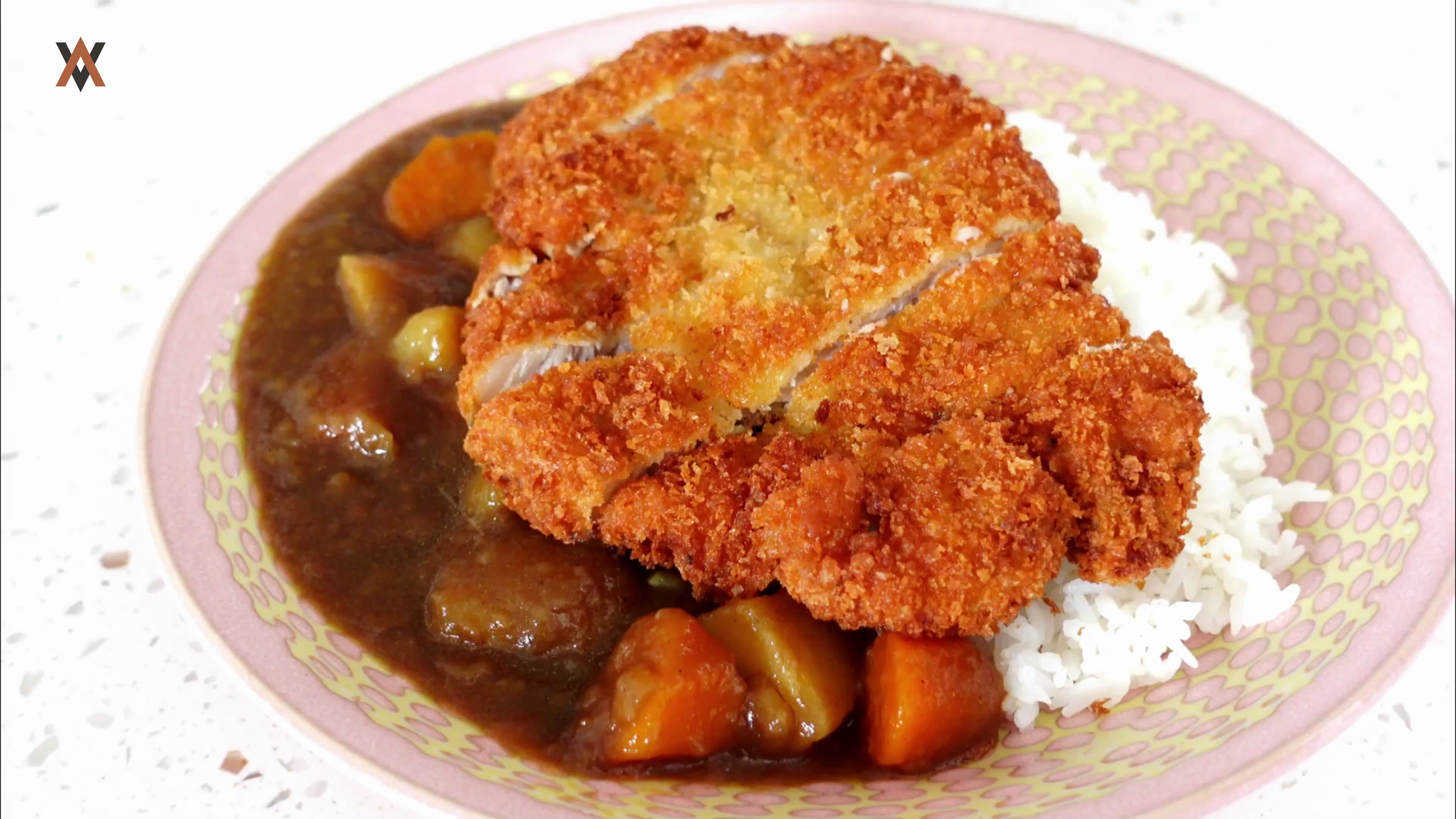 家常美食制作,日式咖喱吉列猪排饭