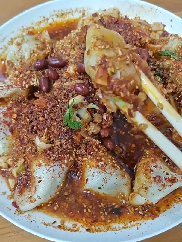 西安油泼饺子图片