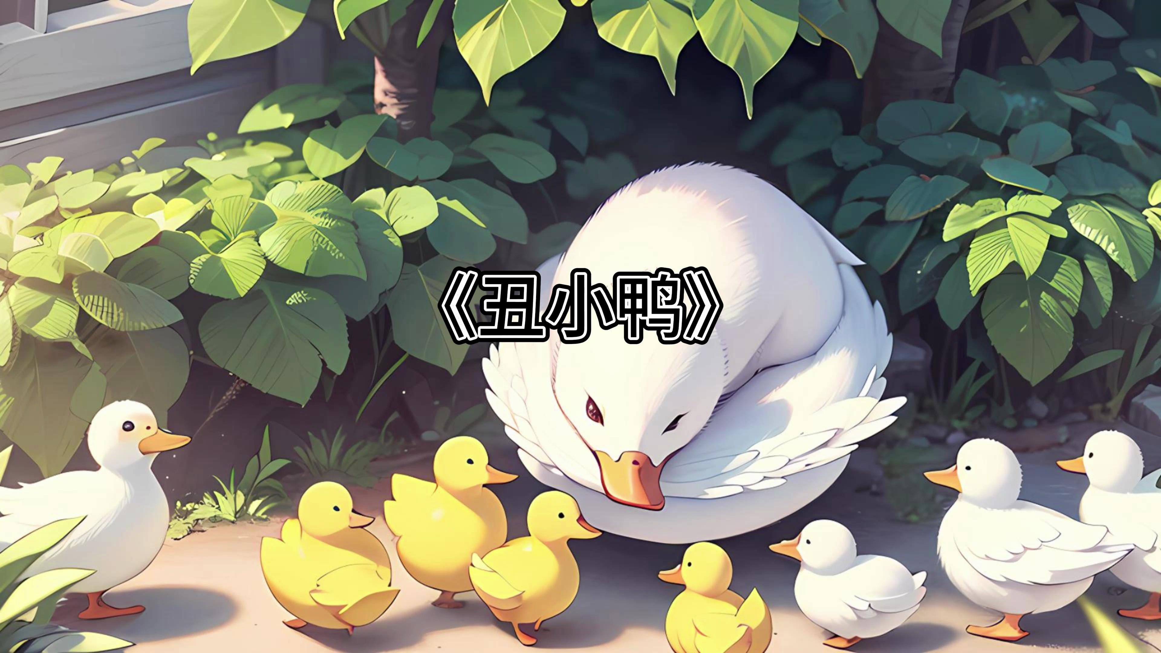 儿童睡前故事:《丑小鸭》
