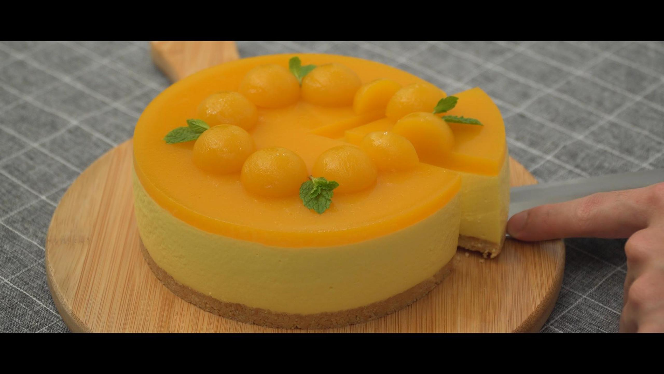 治愈甜品「芒果酸奶蛋糕」