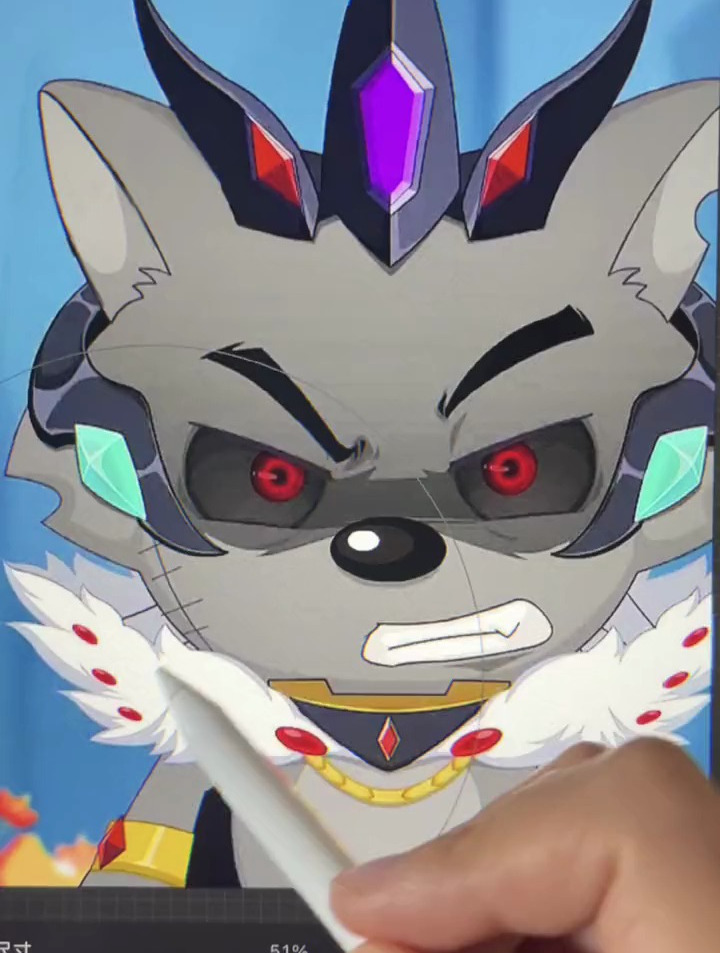 快来参见狼王,灰太狼,拟人