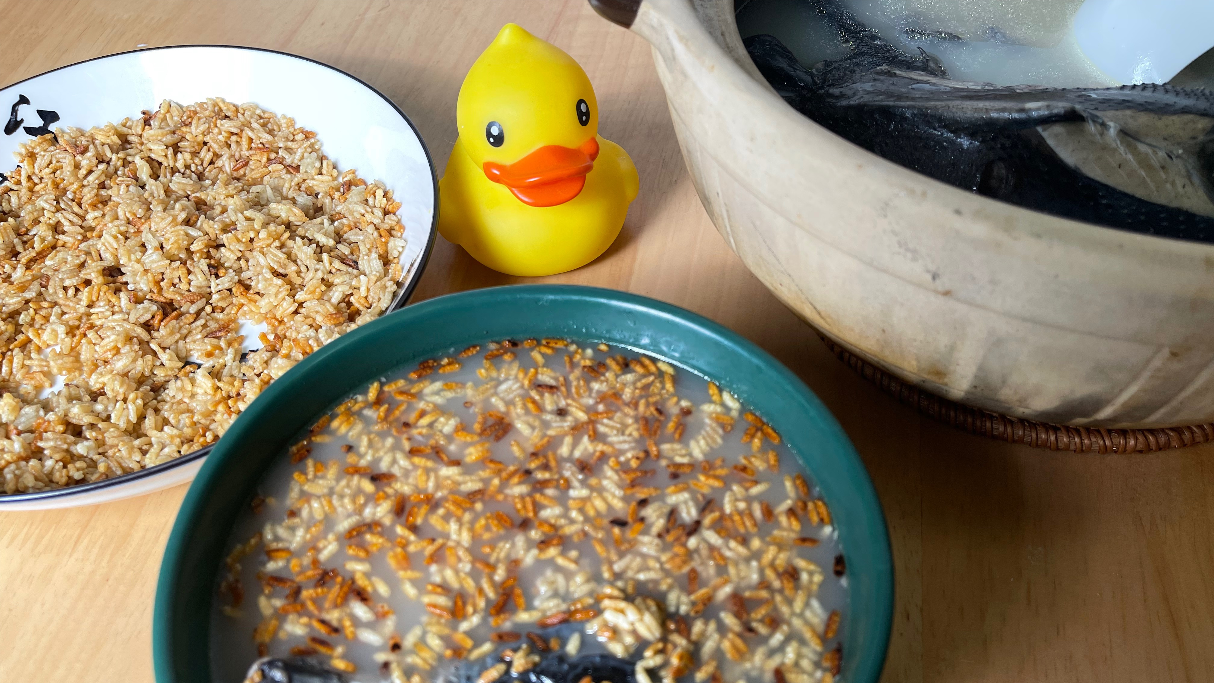 只需要3种食材的安庆特色美食——鸡汤泡炒米,做法简单味道好!