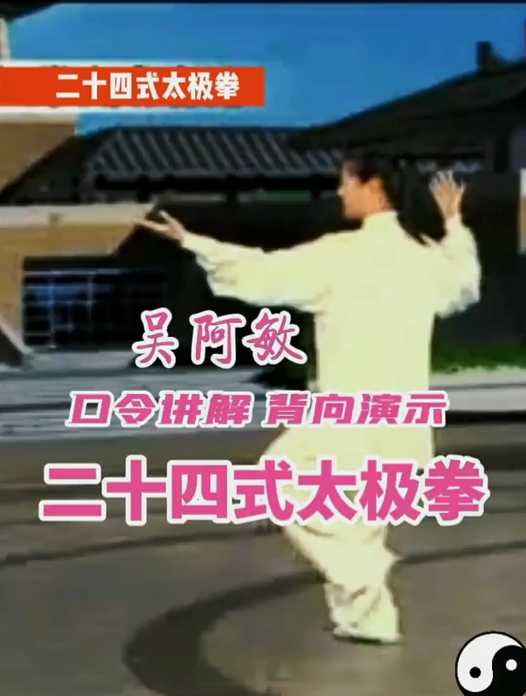 「分享经典」吴阿敏讲解演示二十四式-度小视