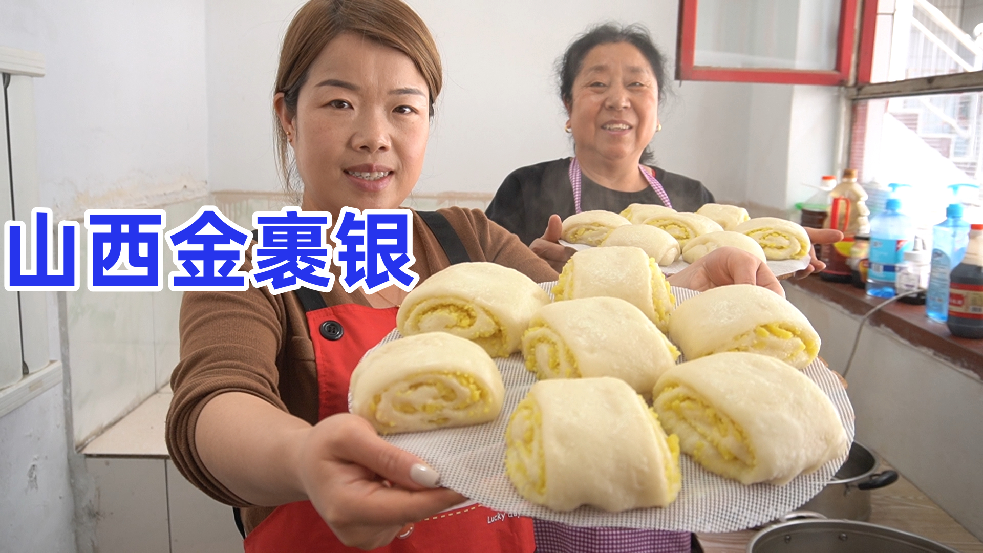 黄米面除了炸油糕还能做馒头?色泽诱人,香甜暄软