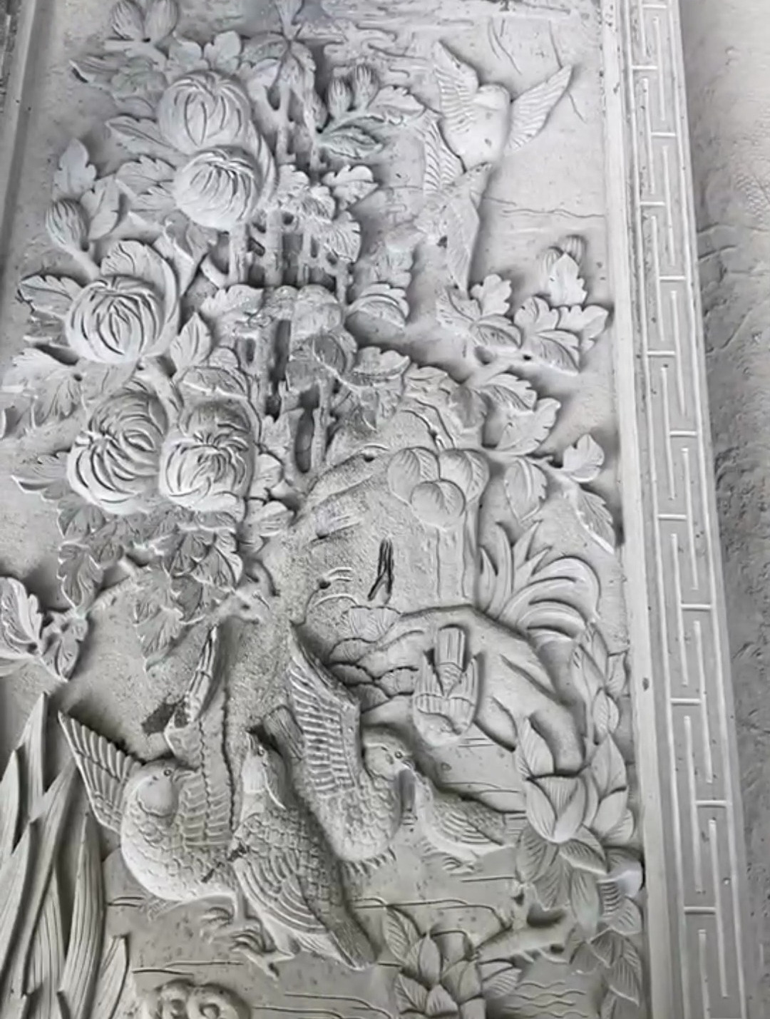 石材花鸟浮雕 惠安石材浮雕厂家 龙创石雕