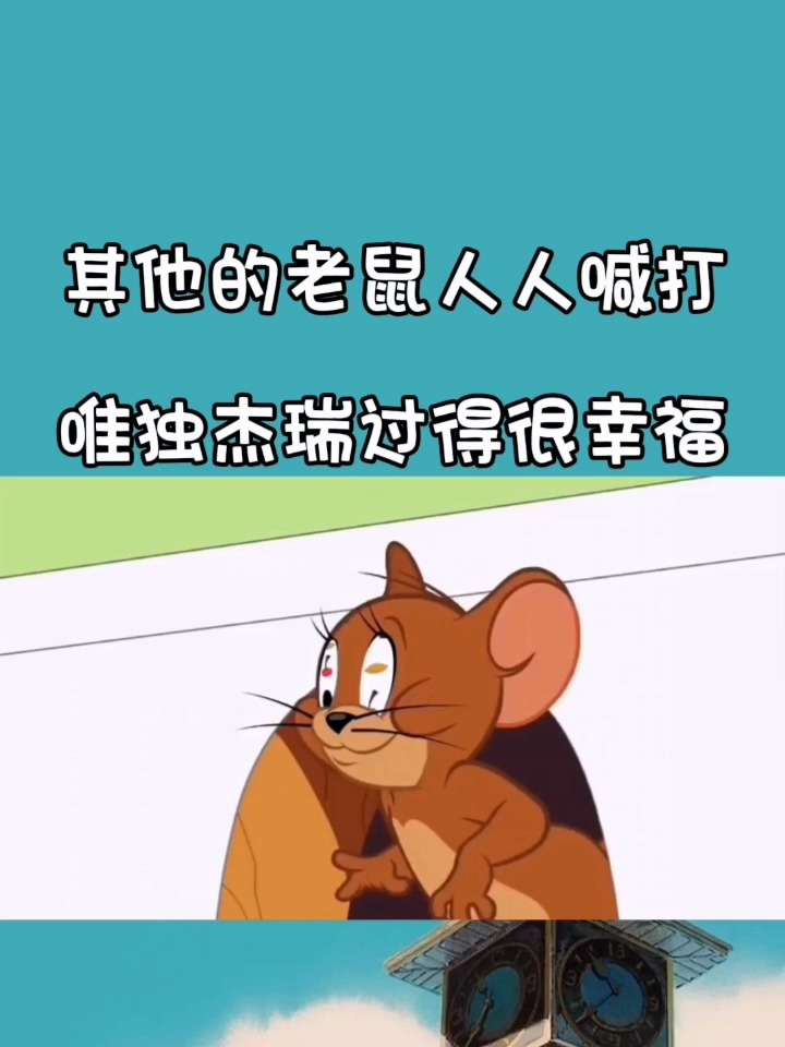其他的老鼠人人喊打 唯独杰瑞过得很幸福