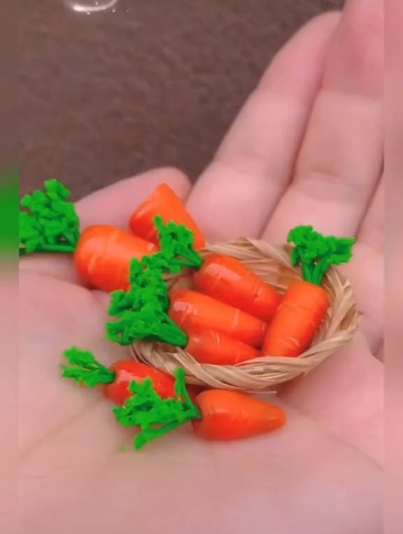 绝美创意手工胡萝卜