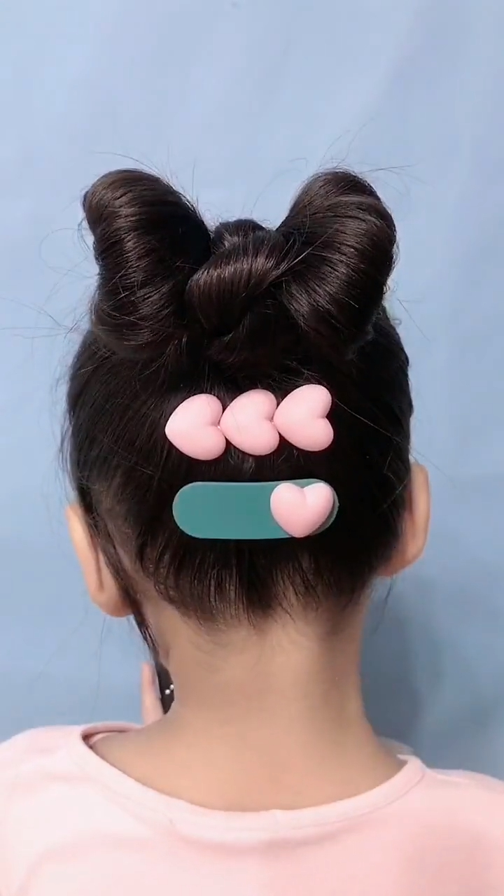 随手一扎的丸子头百变的蝴蝶结|丸子头