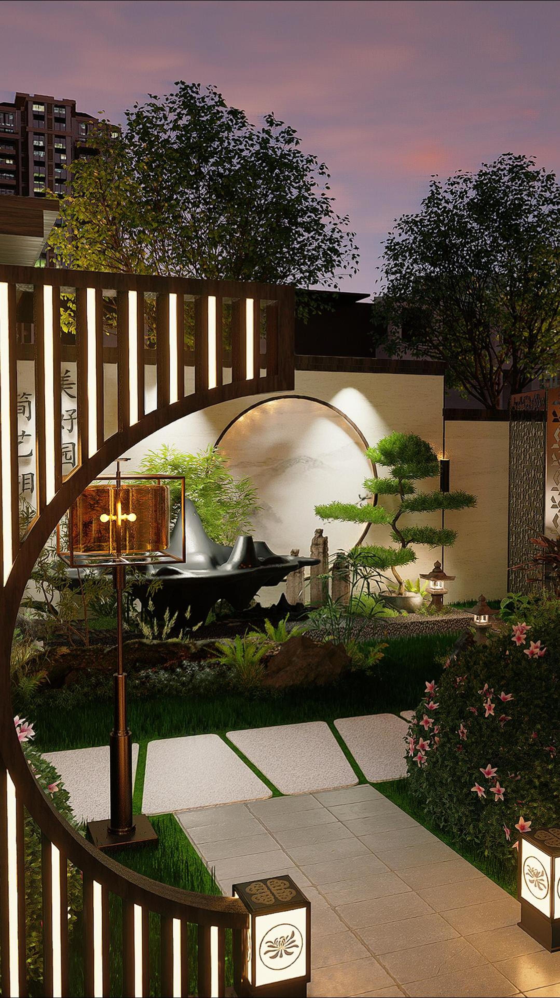 新中式风格庭院绝美