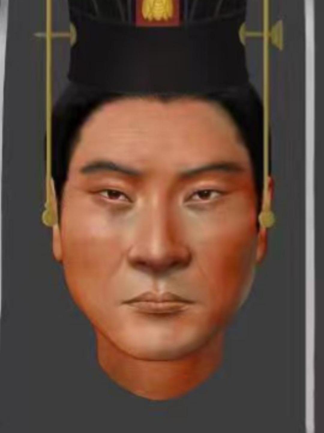 清瘦英武,不怒自威,北周武帝宇文邕的头像"复原图"公布