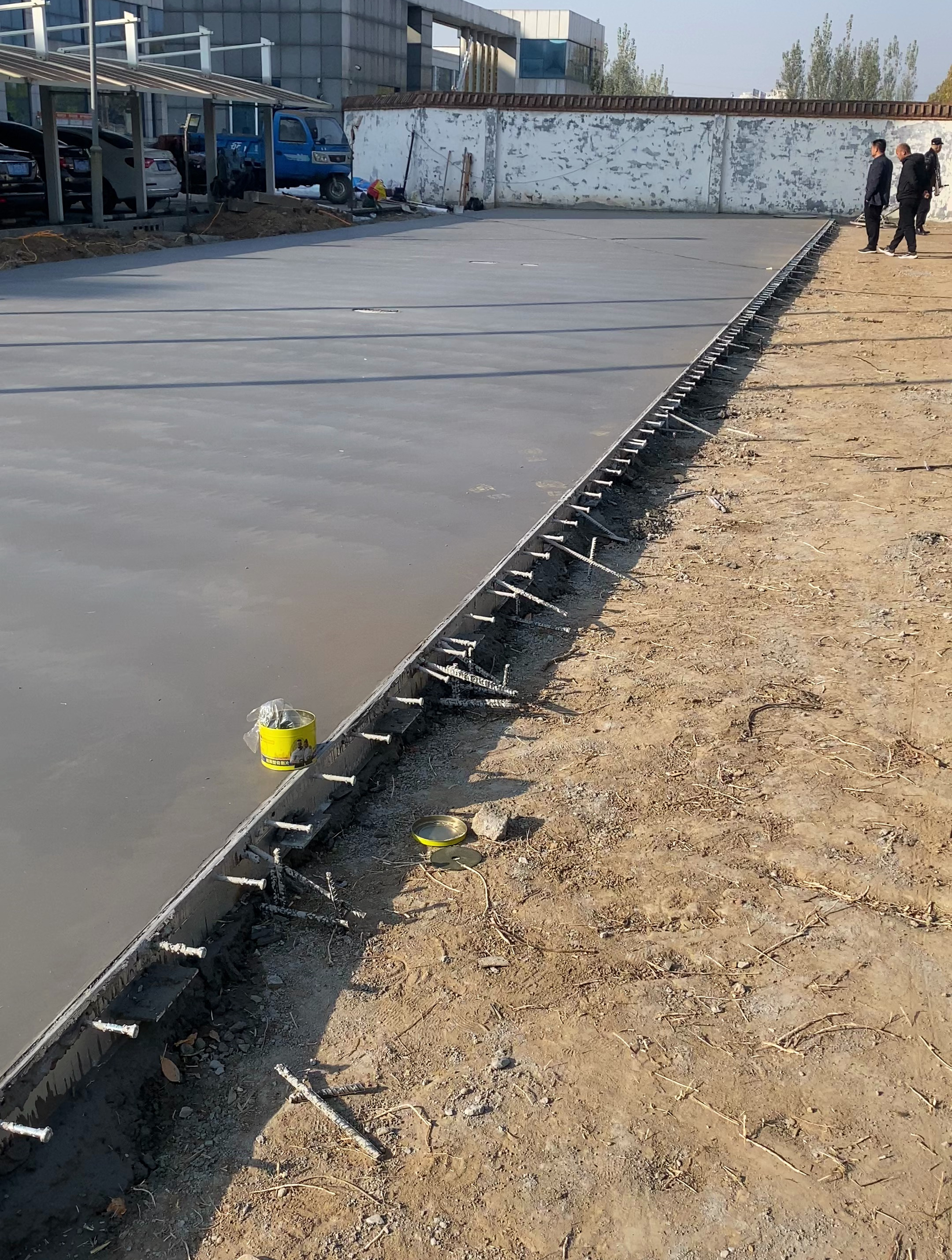 铠甲缝 地坪铠装缝 安装施工现场