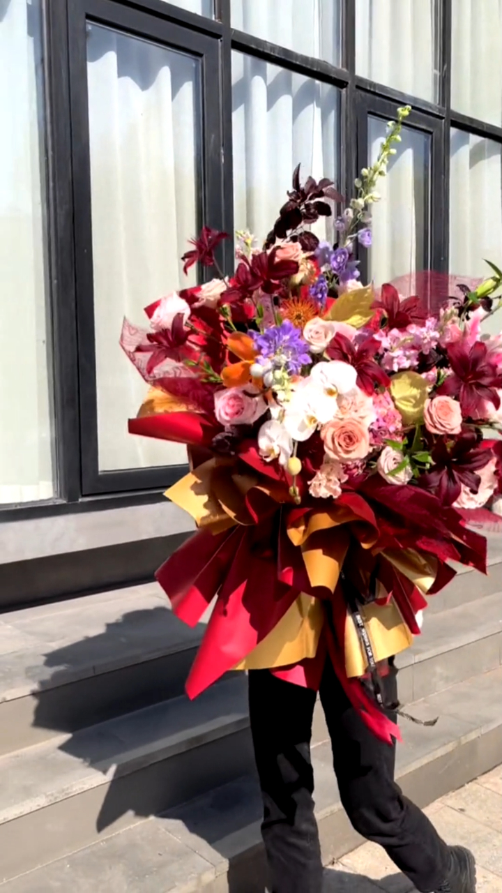 定制喜庆超大花束