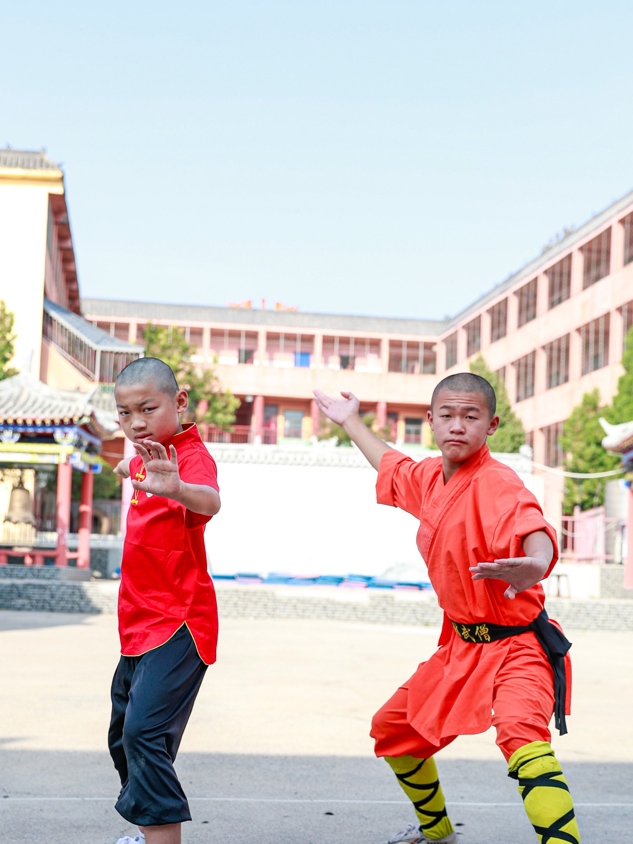 2024少林武僧院《少林功夫暑期班》来的第一位小学员:陈竹远