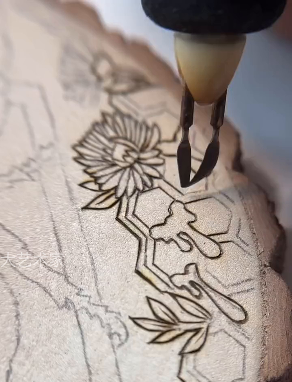 手作烫画,传统手艺里的艺术范儿