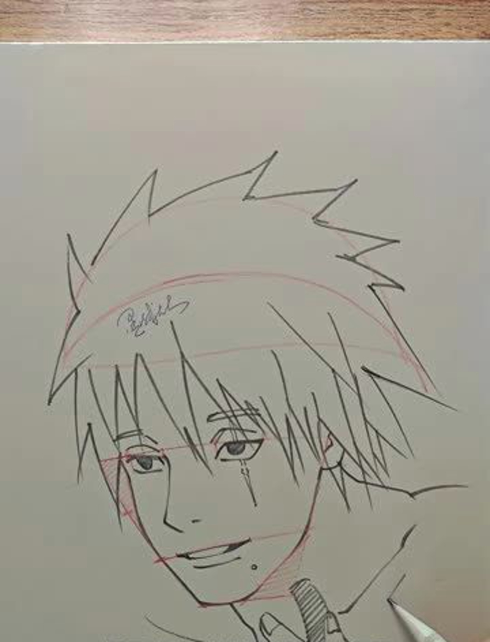 来来来,先抖抖手,教你画个露脸的卡卡西!