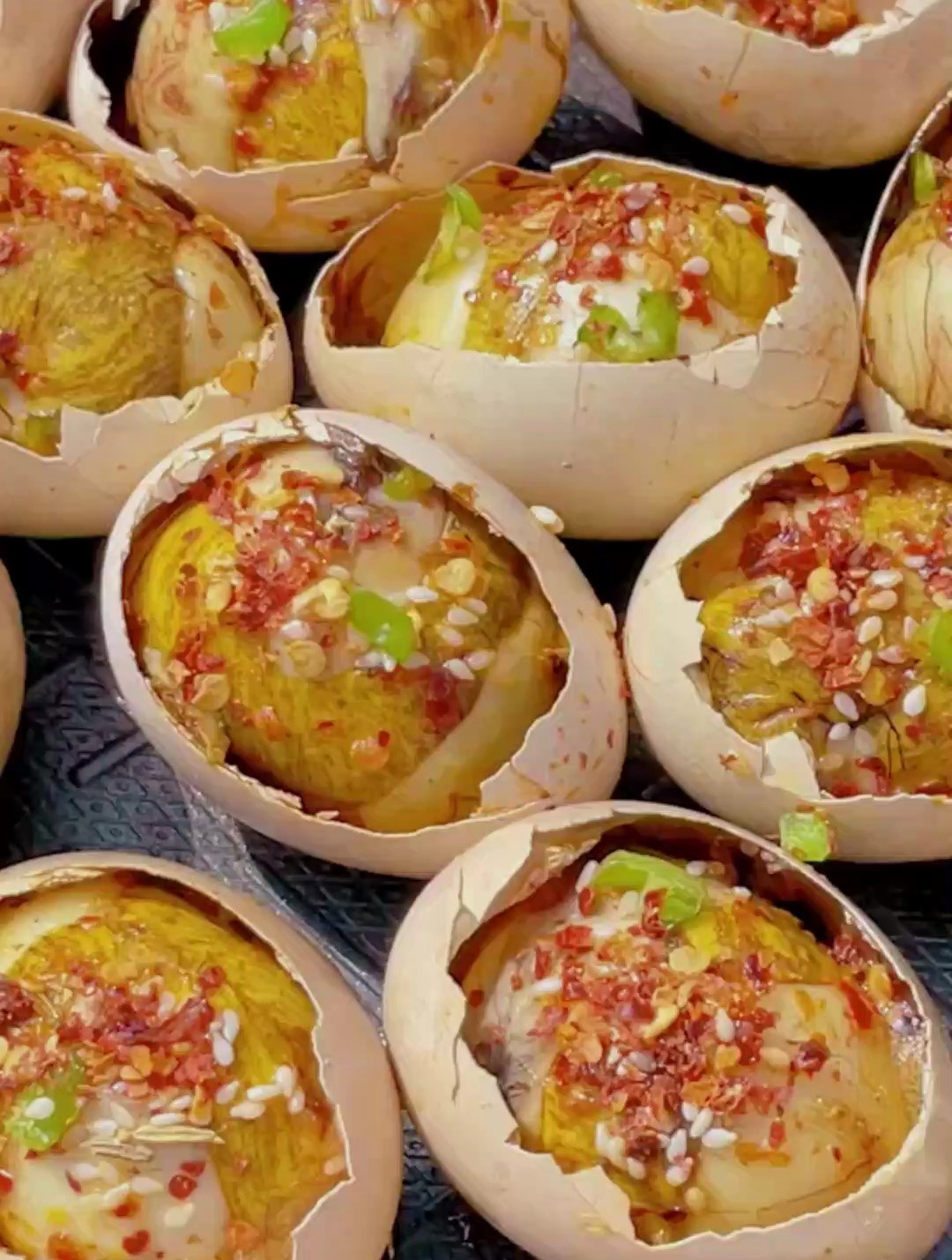 香辣活珠子 而且还得是烤着吃,绝绝子