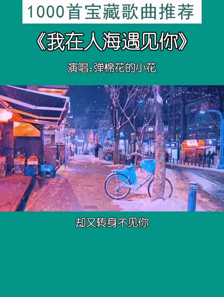 冬季恋歌 音乐 歌曲我在人海遇见你