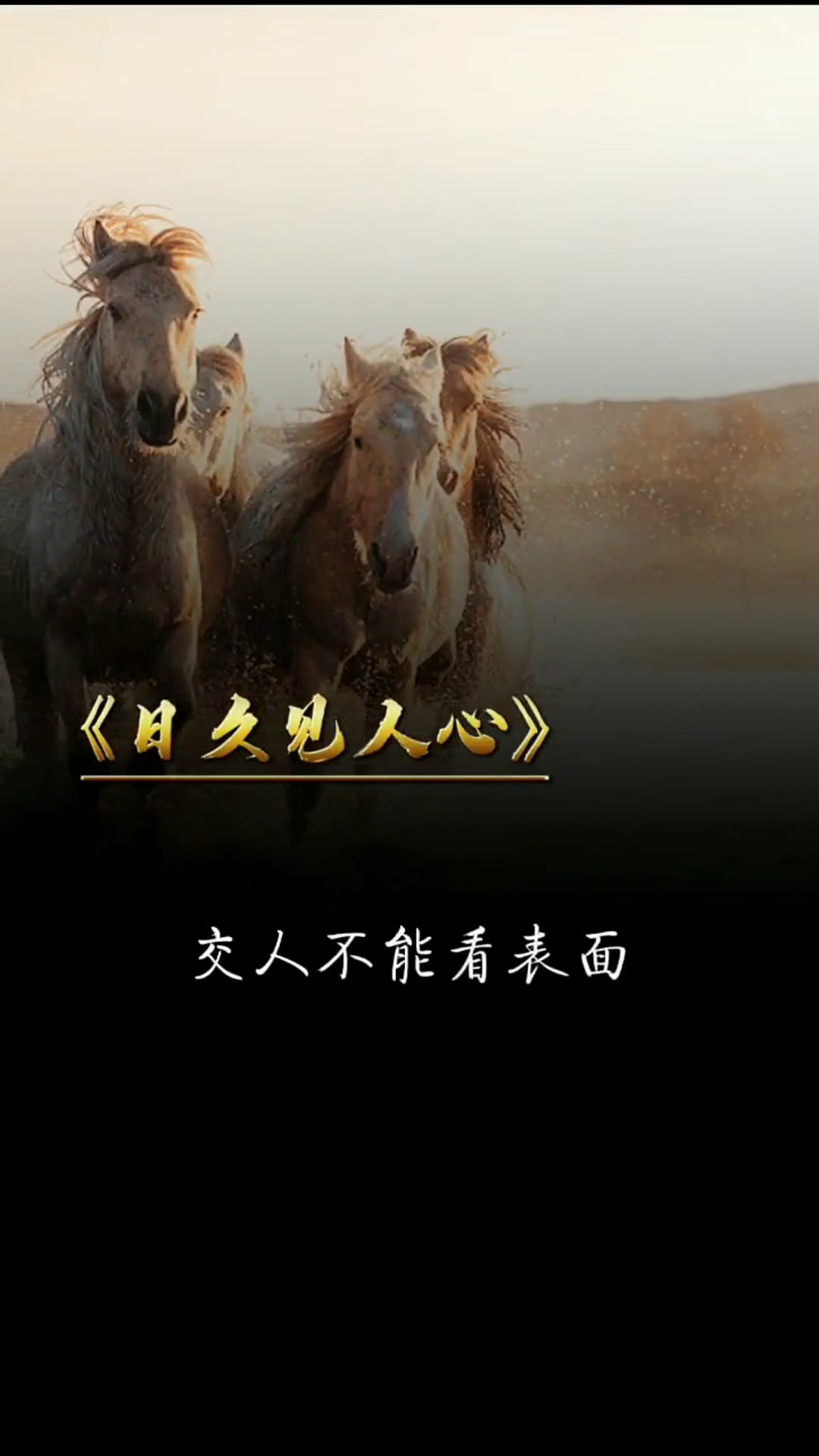 路遥知马力,日久见人心.感悟