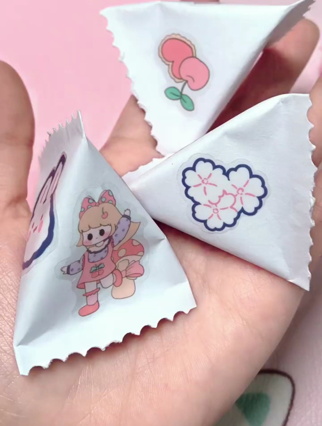 超级简单三角小盲袋一起来做吧一起来做吧