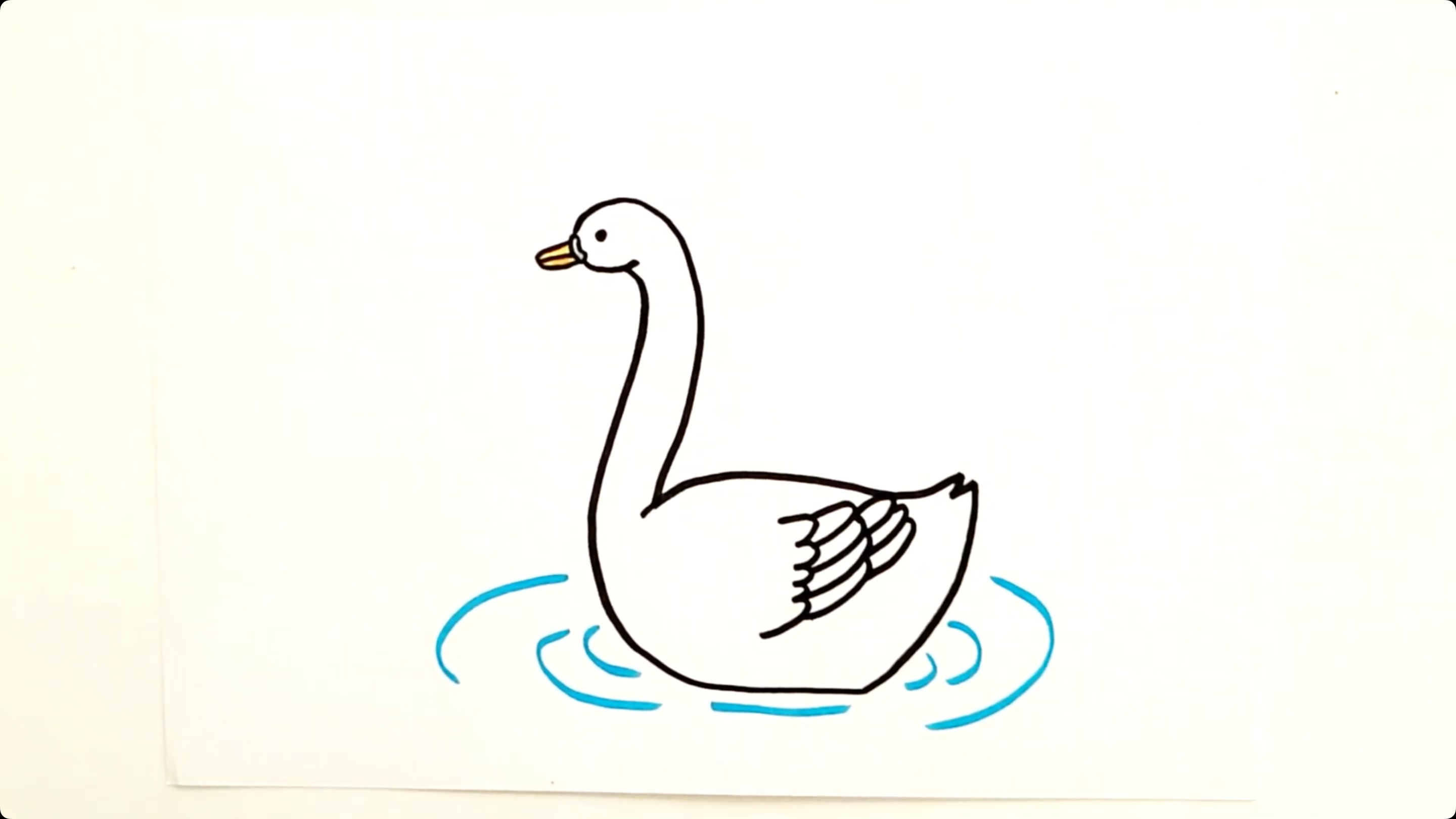 看漫画|学画卡通天鹅(简单)