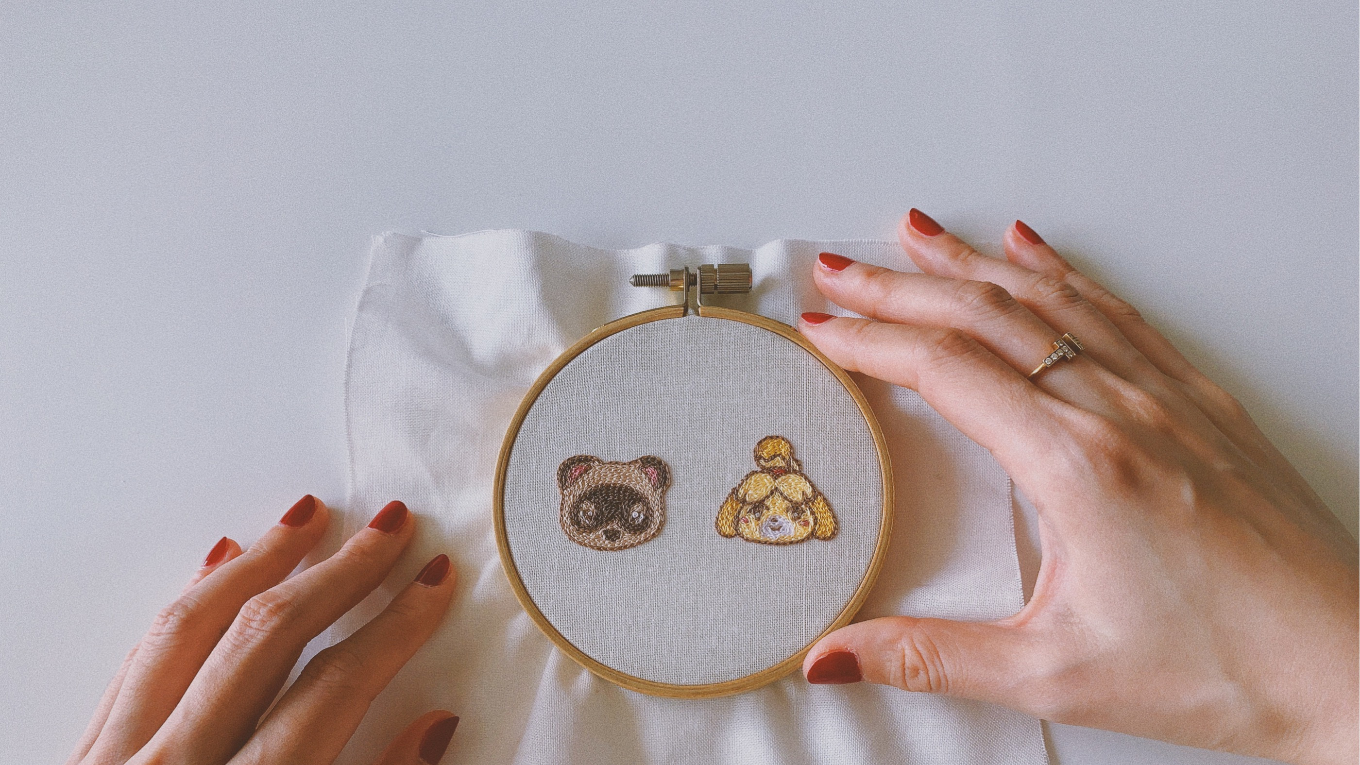 「刺绣公开课」卡通形象的刺绣方法