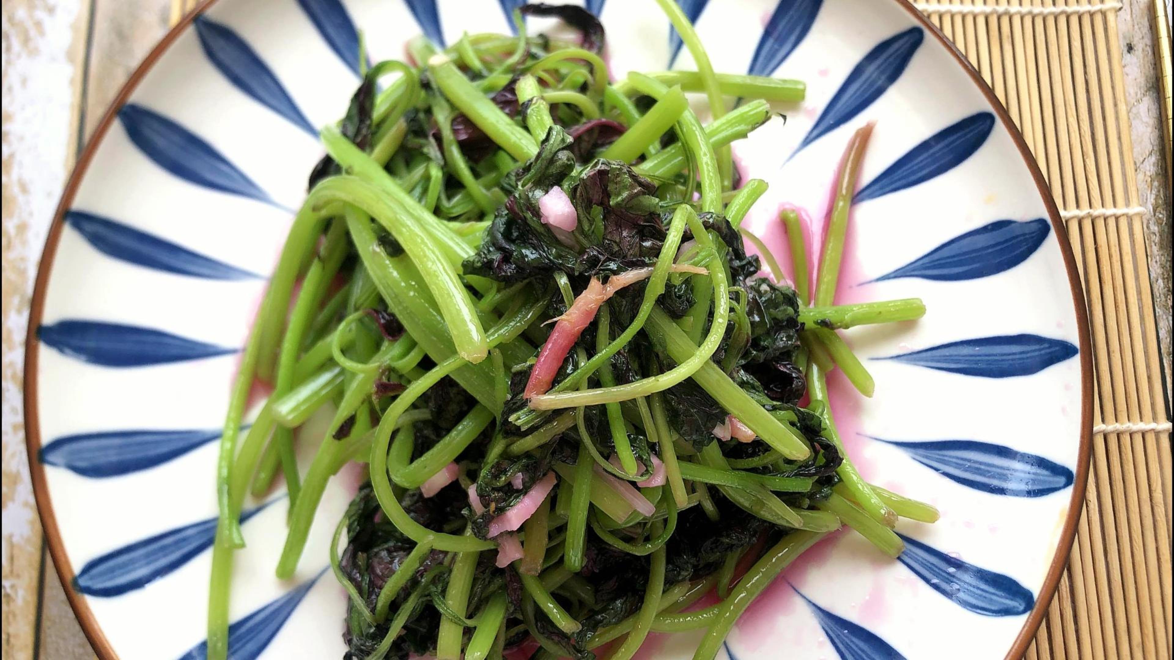 超快手又清新的低脂菜“蒜炒苋菜”,减肥必备