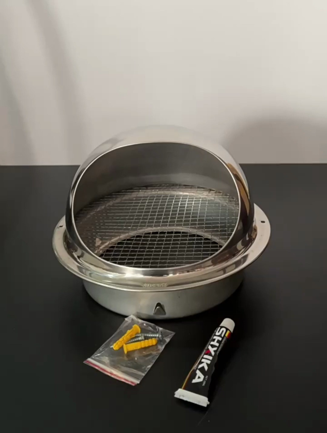 厨房抽油烟机防风帽 不锈钢排烟管防鸟罩 外墙防雨帽 烟道出风口