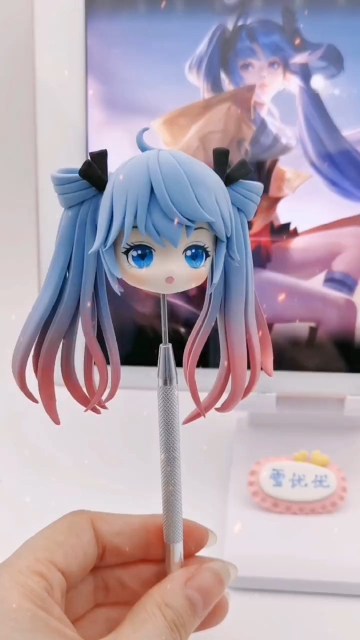 教你自制王者荣耀手办萌萌哒孙尚香超轻粘土手办教程