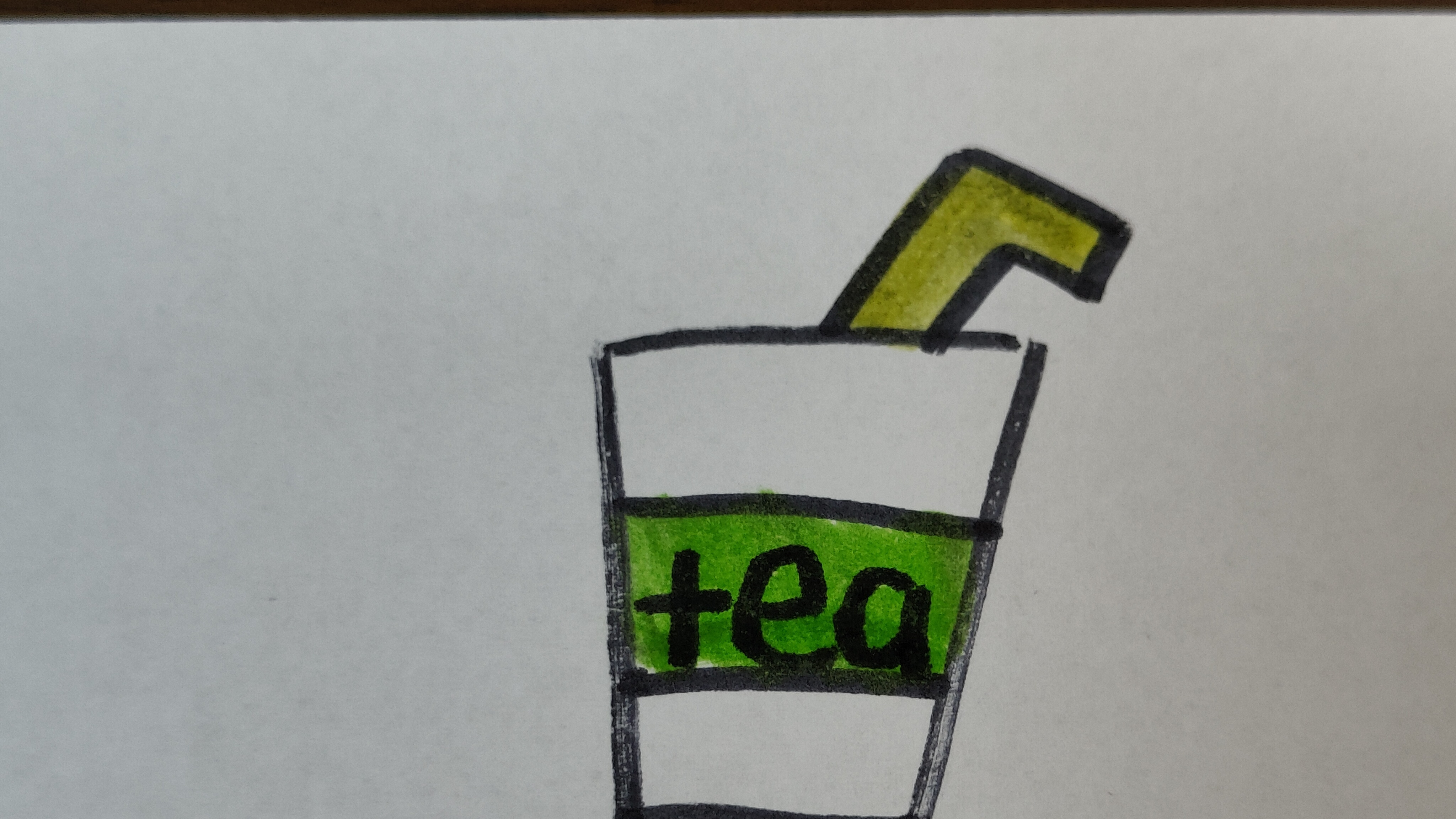 今天教大家完成茶简笔画,大家学会了吗?