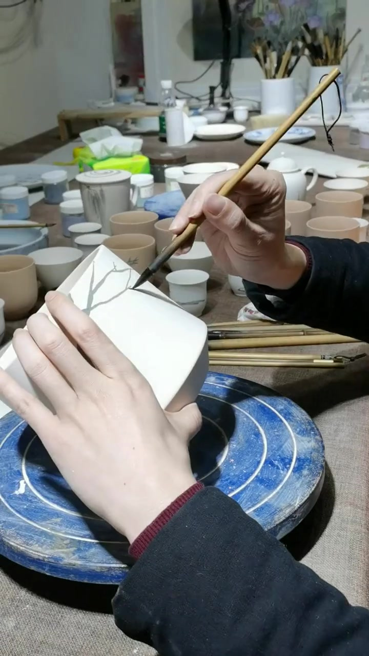陶艺禅陶瓷墨轩子禅画稳住2021