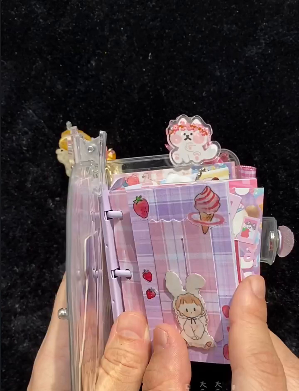 复古风豆本子|翻翻看迷你手账本