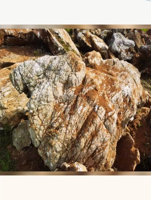 新余驳岸景观千层石 驳岸草坪石