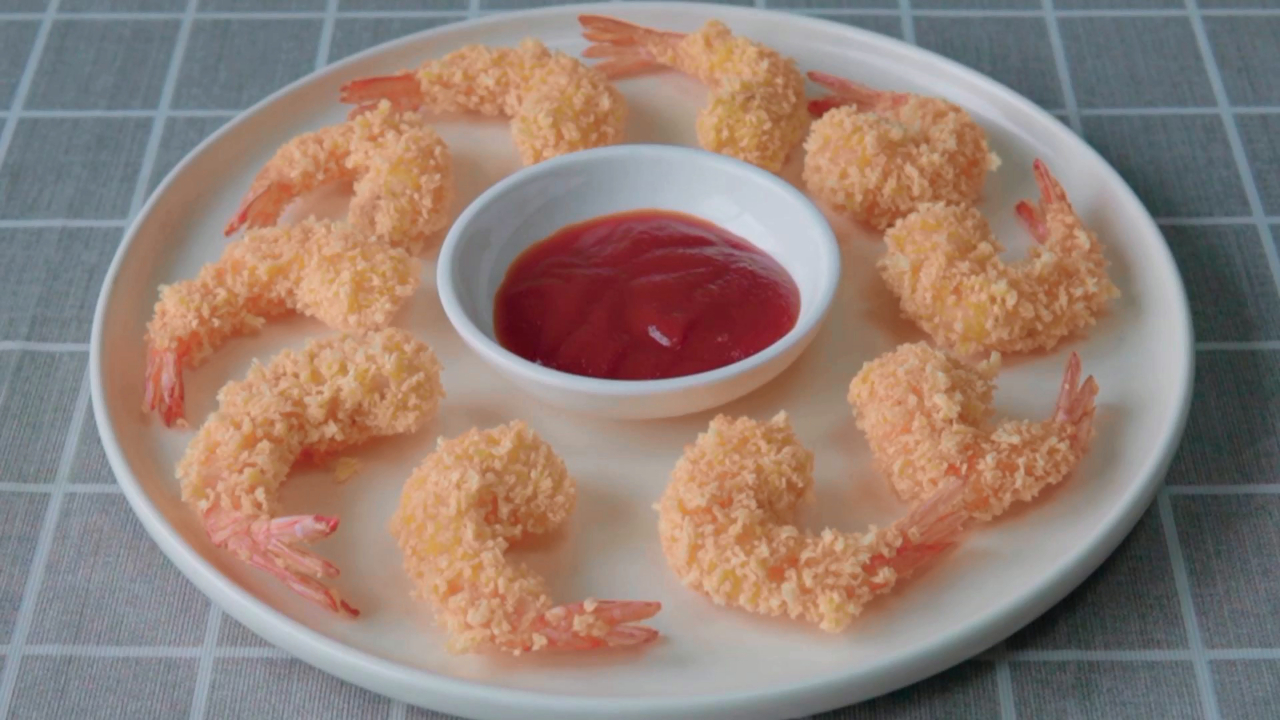 黄金脆皮炸虾!带你解锁“零失败”做法,炸虾原来这样简单