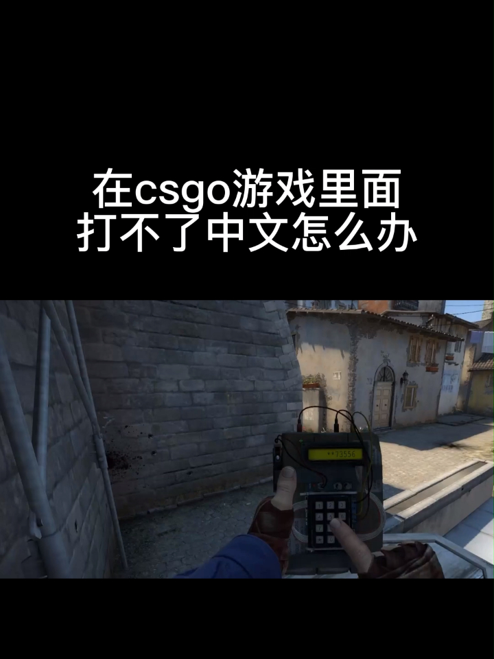 在csgo游戏里面打不了中文怎么办