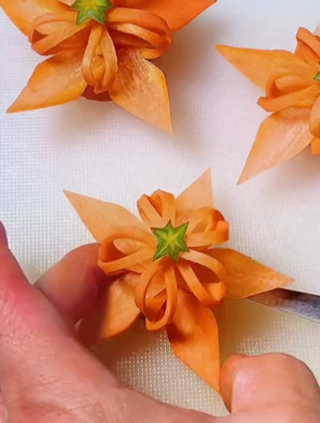 创意盘饰胡萝卜盘饰做法