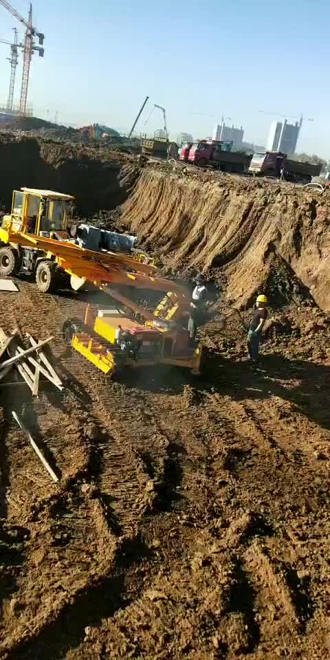 基坑锚固钻机厂家 3米基坑螺旋钻机 土钉钻机多少钱